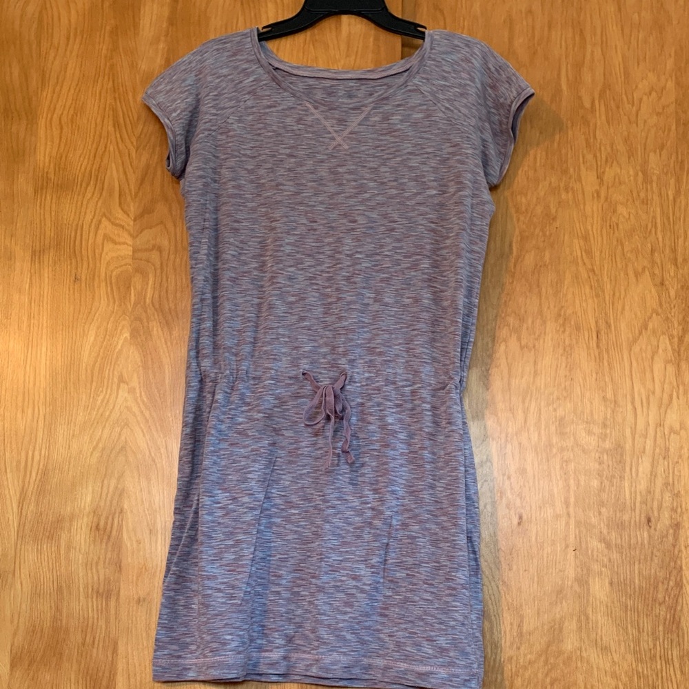Columbia Space-dye Purple jersey sport Dress Sz M outdoor Gorpcore feminine